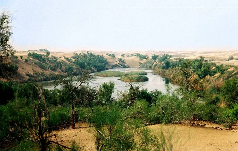 Lake in the desert