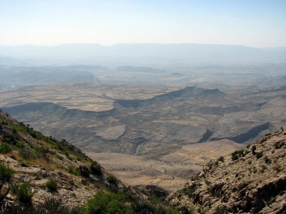 The lunarscape from the top of Andahar mountain
