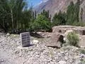 Milestone at Mastuj