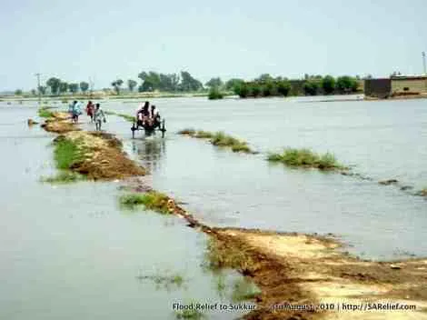 Life is miserable with everything under water from the flood