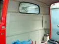 Interior being upholstered