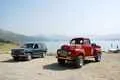 Ford F1 with a newer model Ford SUV