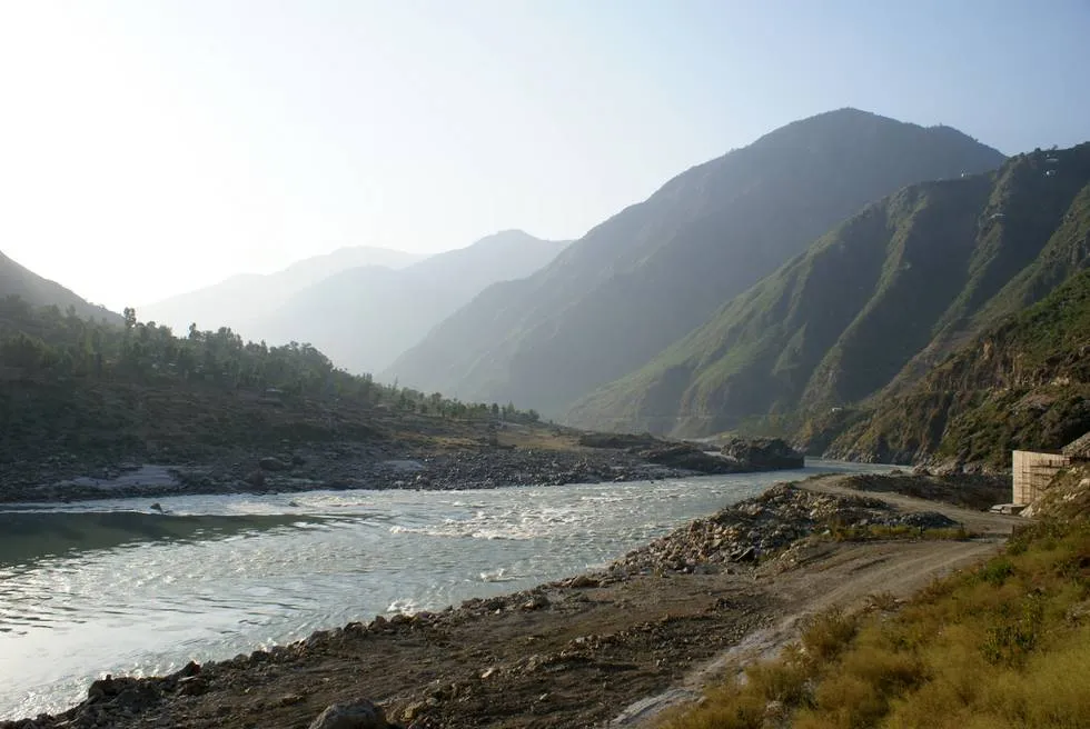 Indus river at Besham