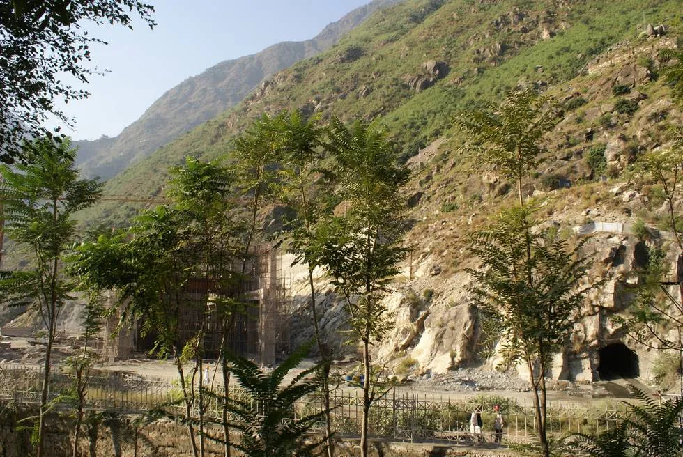 Hydro-electric power station is being constructed next to the PTDC hotel