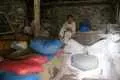 Grinding corn and wheat