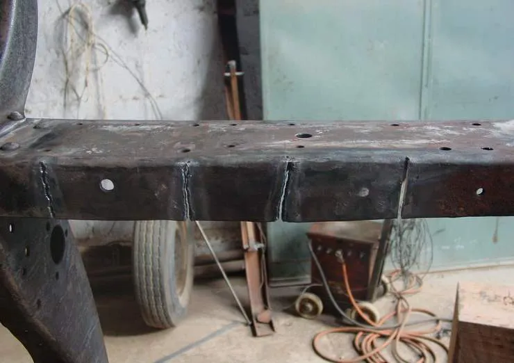 Straightening the chassis