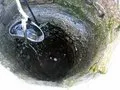 Pulling up fresh water at Plantak