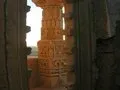 Carving on pillar