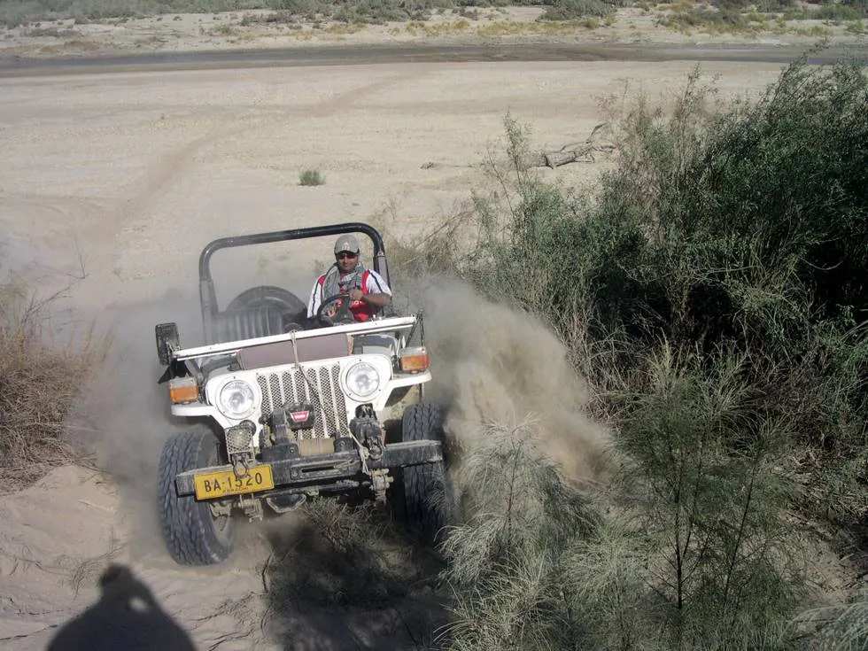 About to eat dust