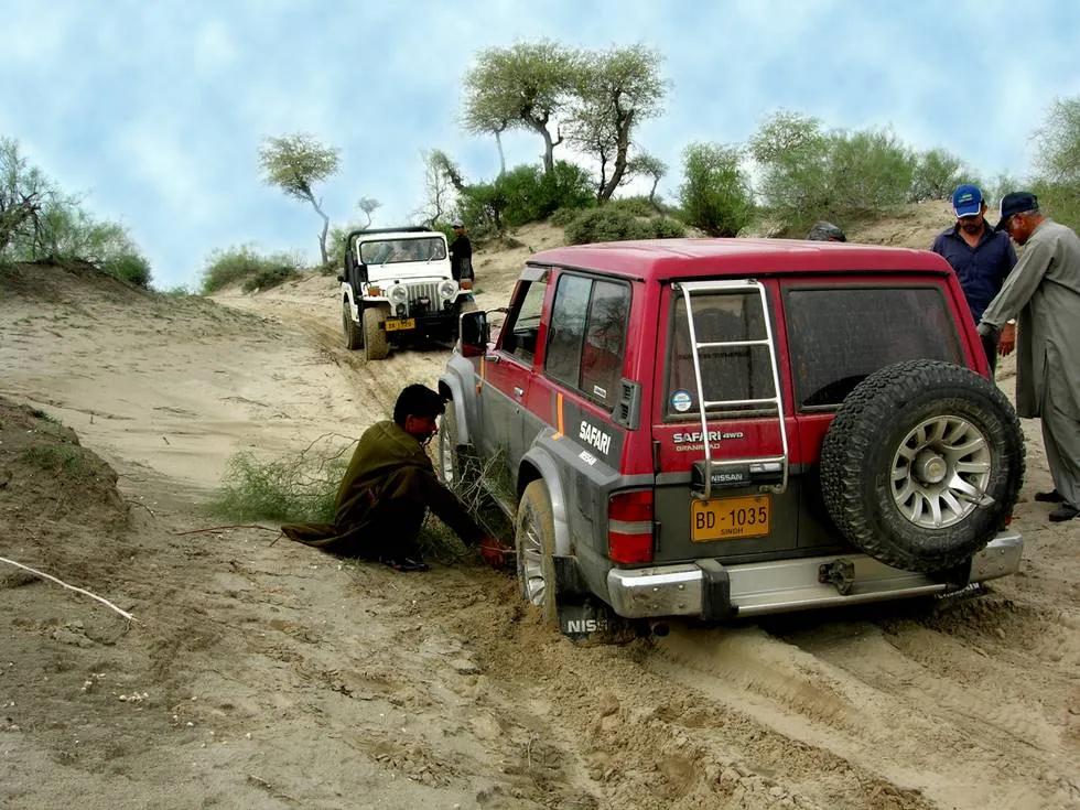 M38 towing Nissan Safari