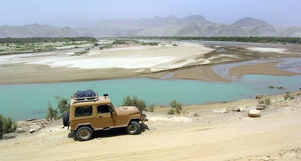 TM CJ7 by Hingol river