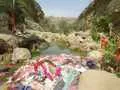 Discarded clothes at Nani Mander