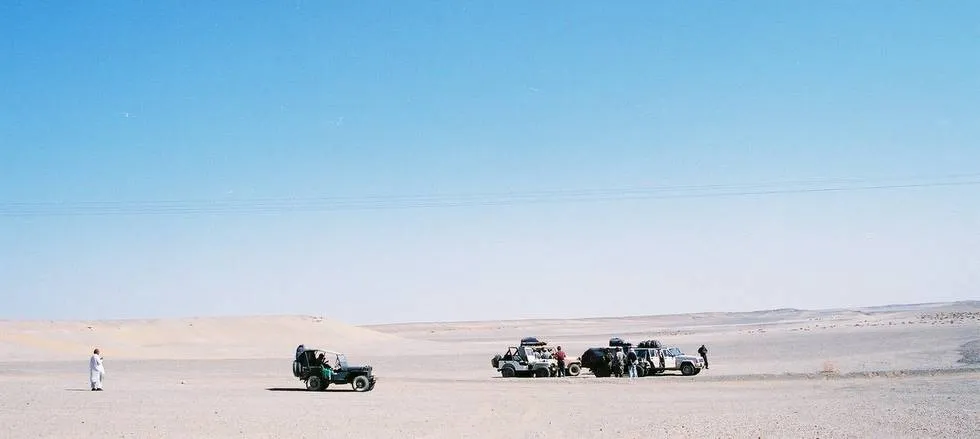 Stopped in the Desert