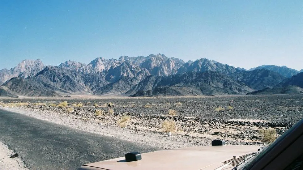View of Chaghai Hills