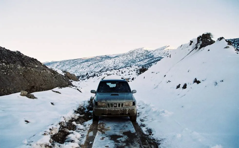 Kia Snowy Road