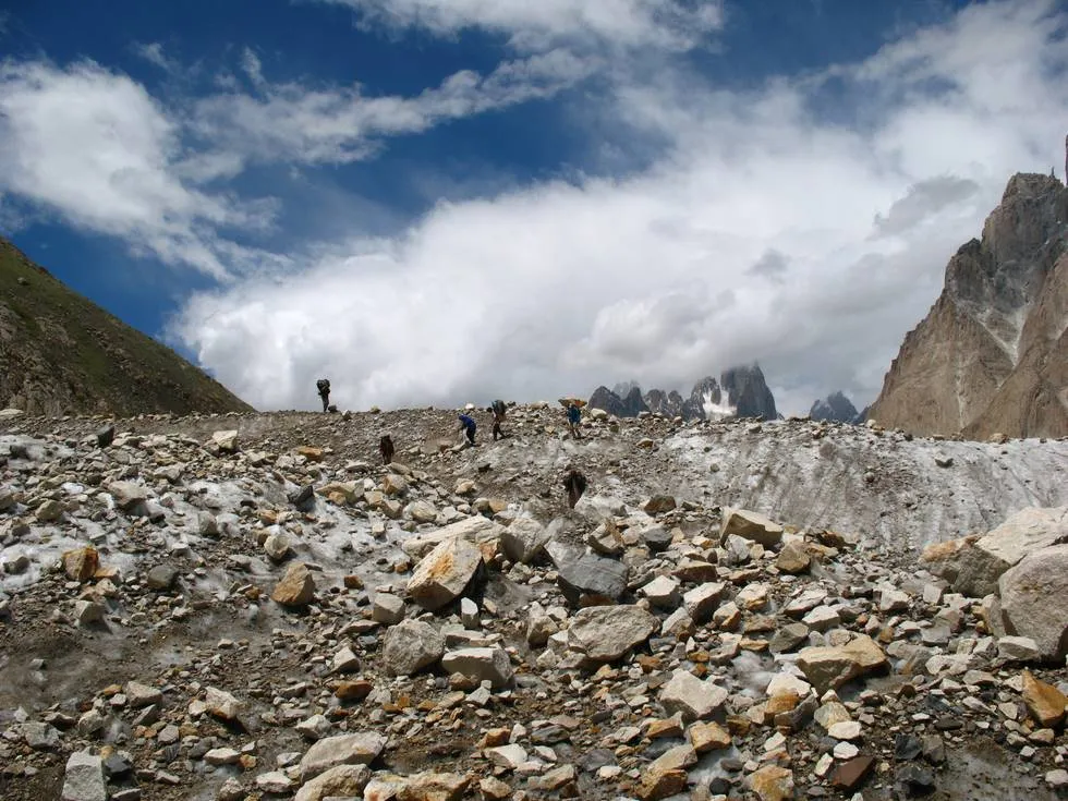 Walking on the Glacier
