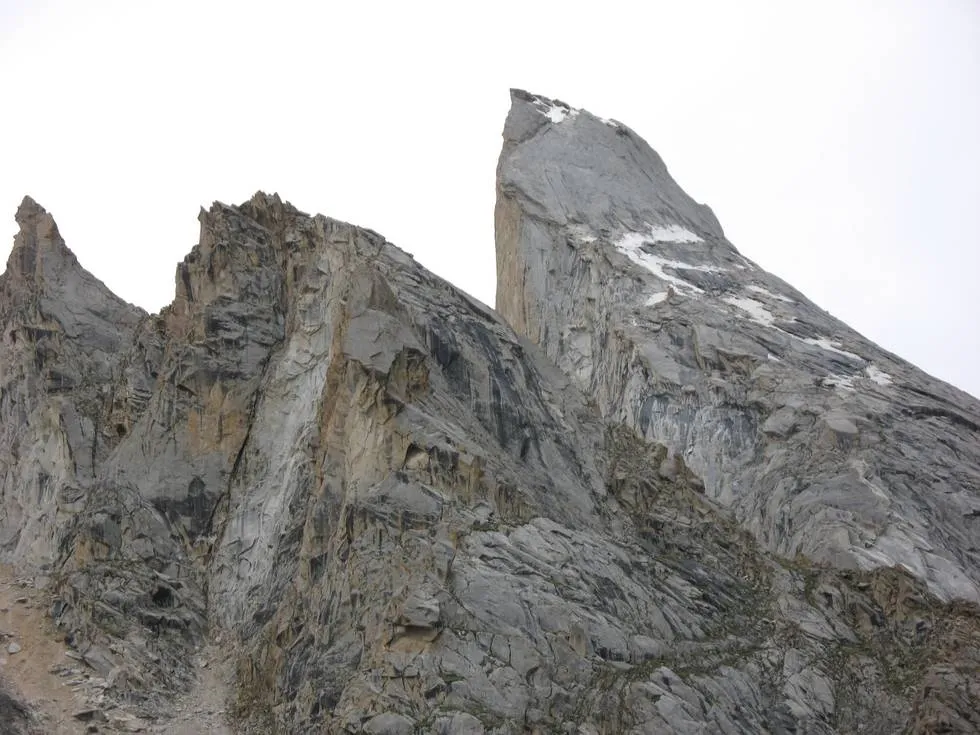 Jagged peaks