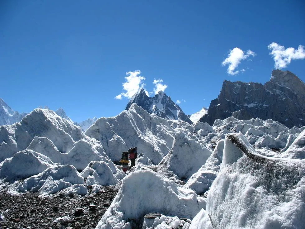 Heading to Broad Peak base camp from Concordia