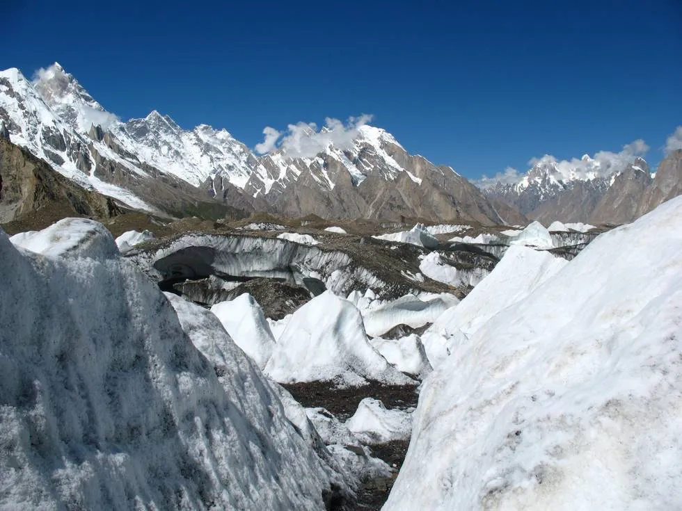 Icy landscape