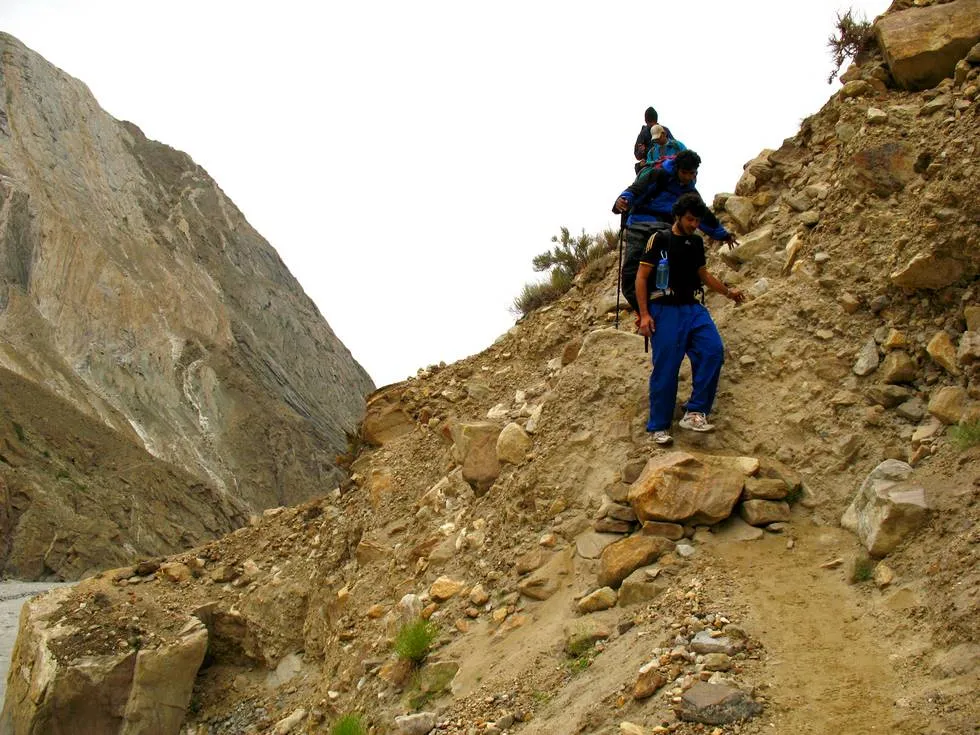 A slippery descent