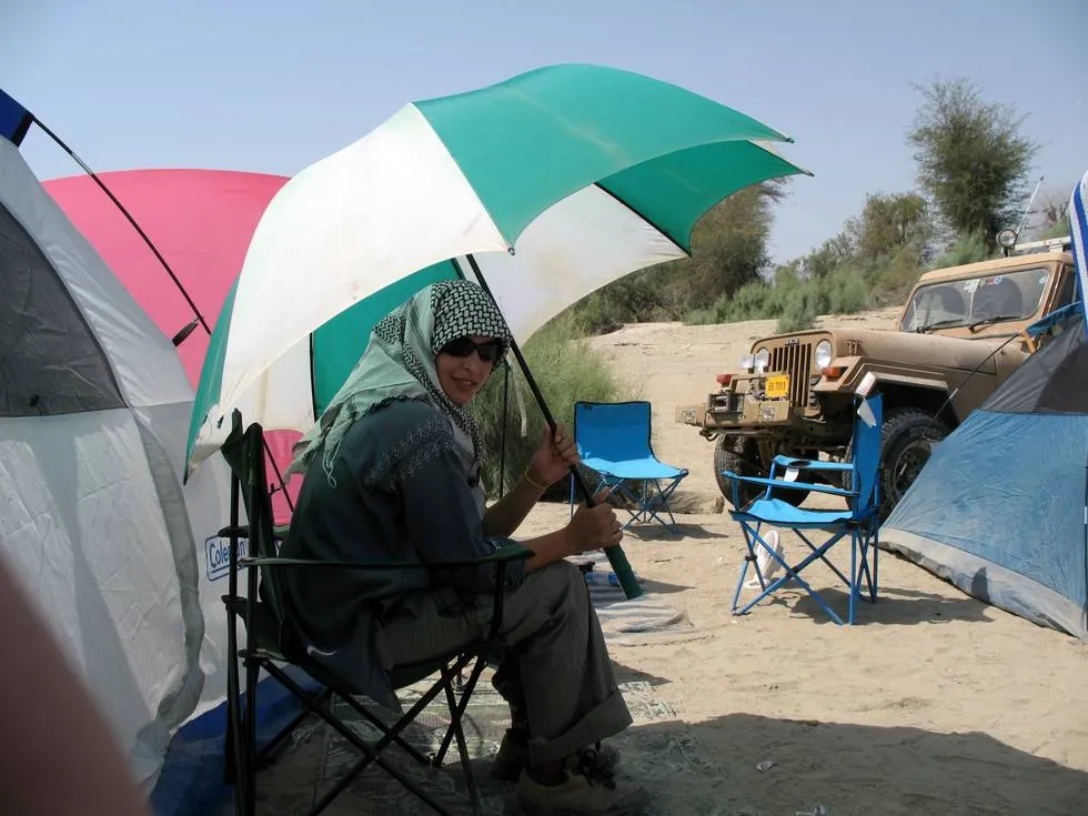 Sitting in the shade