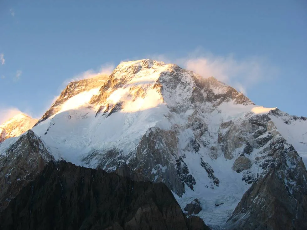 Sunlight on Broad Peak