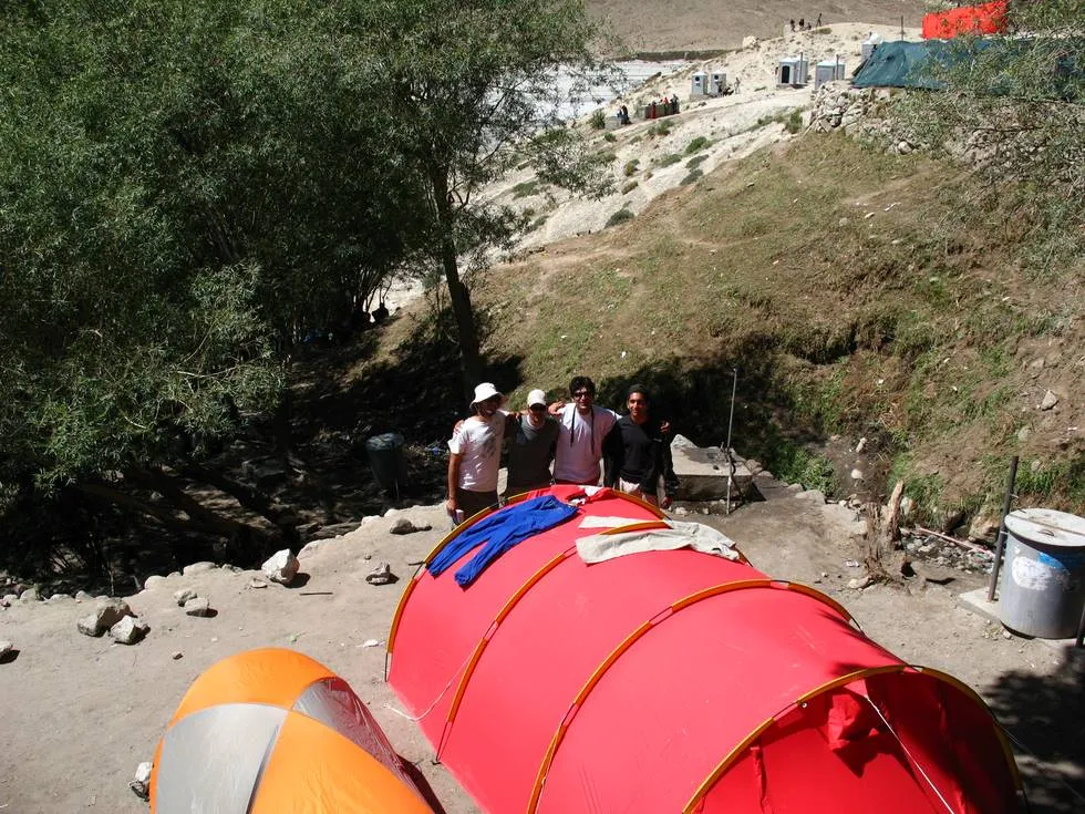Our tents at Paiju