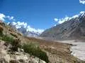 First view of the Baltoro glacier