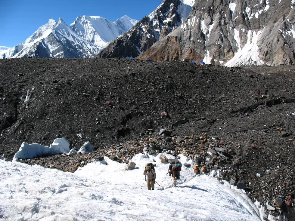 Hiking to K2 base camp from Concordia