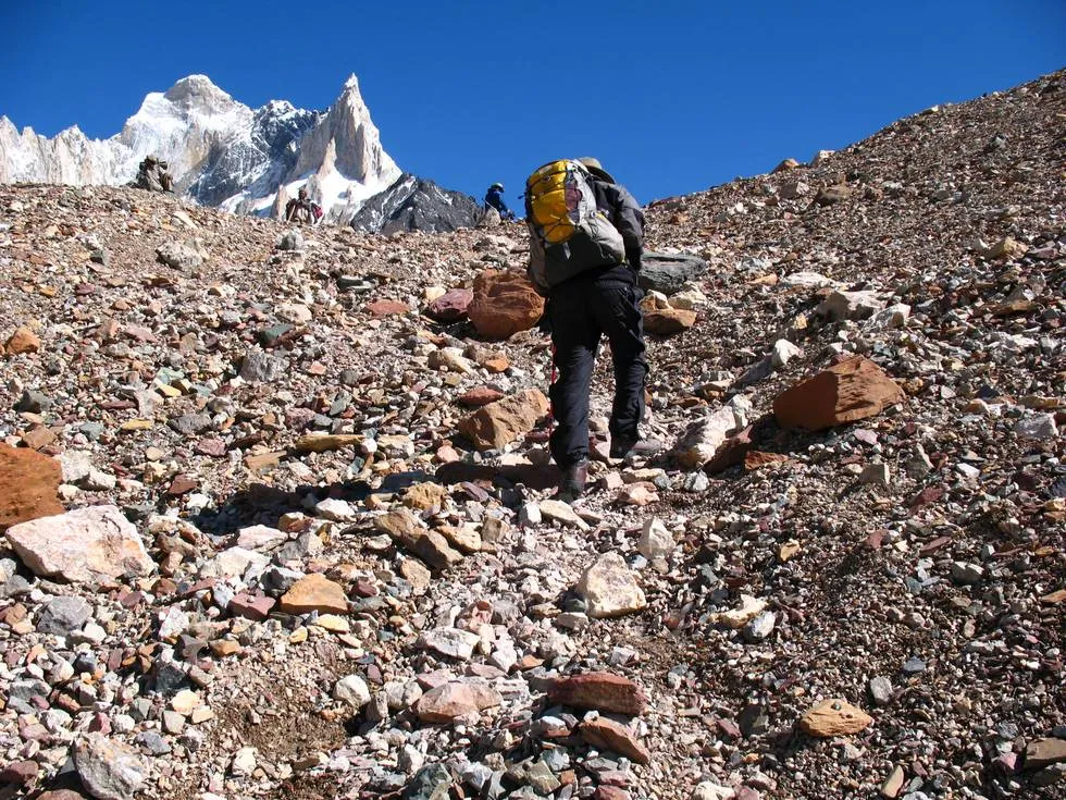 Close up view of the K2 trail