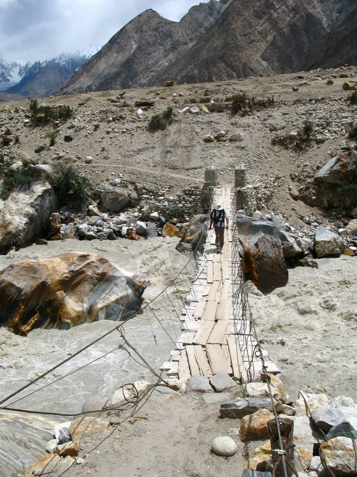 Rickety bridge