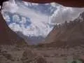 View from inside the tent at Liligo