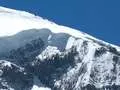 Long line of climbers on Broad Peak