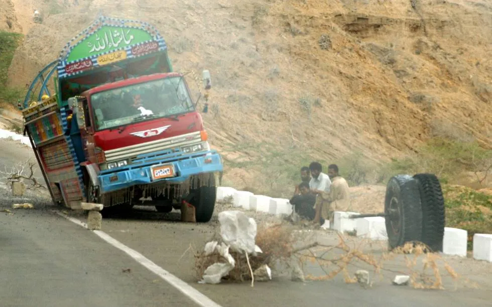Broken down truck
