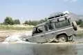 Landrover taking a swim