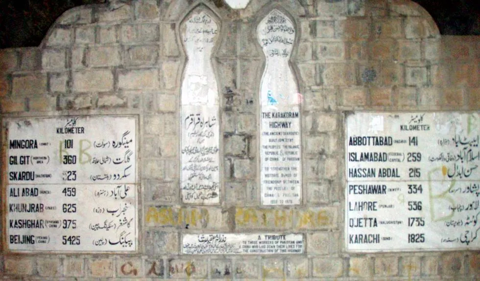 KKH Distance signboard