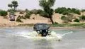 CJ7 crossing water