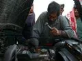 On the road repairs