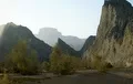 Our first glimpse of Goran Gatti. Pappu Sahab makes his way towards the fabled mountain.
