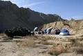 The campsite in the morning. Day 3.