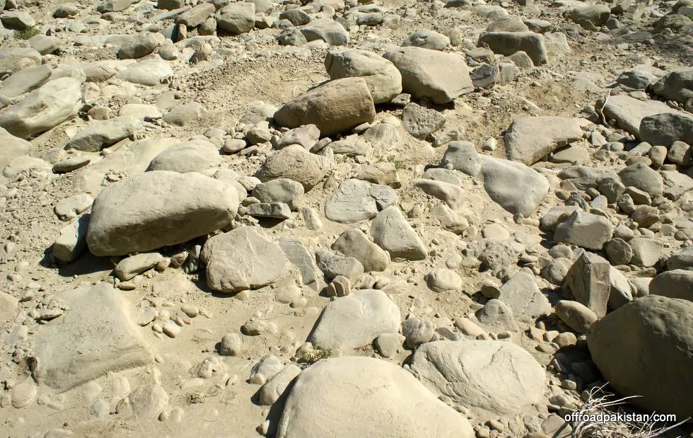 Offroad - We were driving on these rocks.