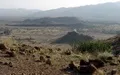 Our campsite is somewhere in the distance