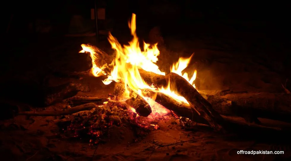 Fire. Campfire.
