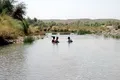 Cooling off in the river