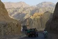 Road through the mud mountains