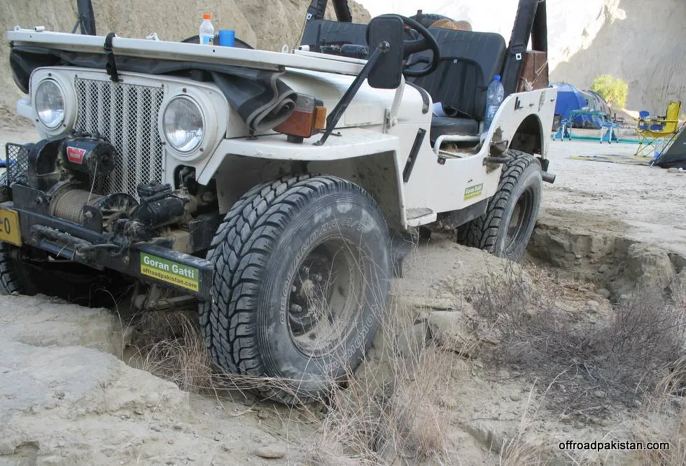 KO&#x27;s Jeep parked for the 2nd camp