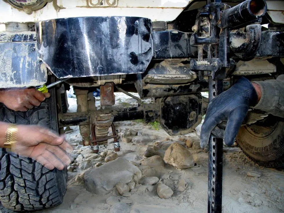 Rear spring leaf of &#x27;most powerful Jeep&#x27; mysteriously broke