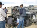 The Karachi rebuilt M38 with it's first breakdown