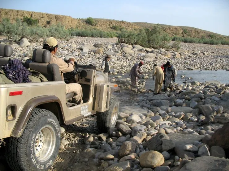 Salim Khan is the first to cross the river