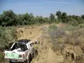 Struggling up a sandy incline in Sorh Valley